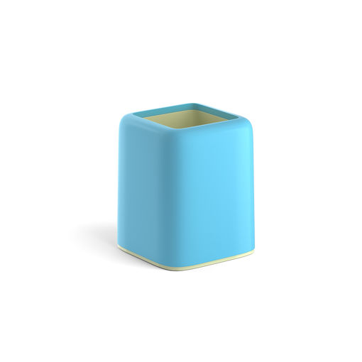 Picture of PEN HOLDER FORTE PASTEL BLUE WITH YELLOW INSIDE